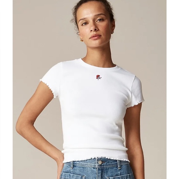 J. Crew Tops - ROUJE X J.CREW
Fleur T-Shirt